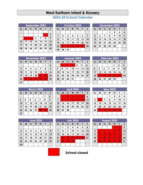 Term Dates – West Earlham Infant & Nursery School