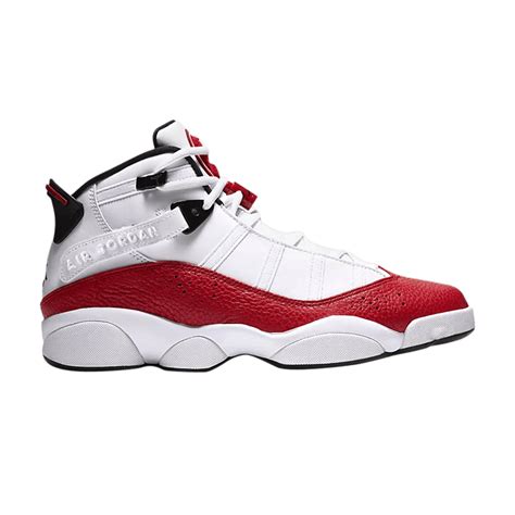 Jordan 6 Rings 'White University Red' - Air Jordan - 322992 120 | GOAT