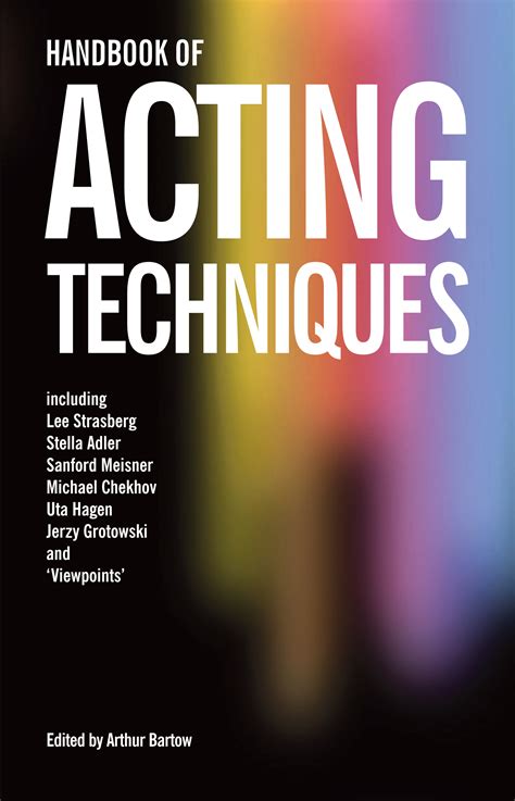 Handbook of Acting Techniques – Currency Press