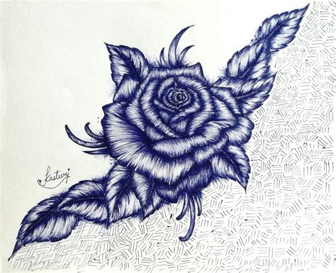 Ballpoint Pen Drawing Ideas | AESTHETIC DRAWING