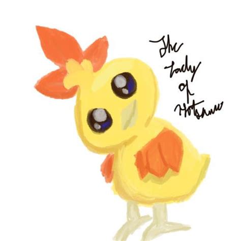 Shiny Torchic by LadyofHotSauce on DeviantArt