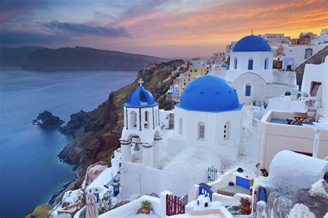 Santorini Sunset Greece Wallpapers - Top Free Santorini Sunset Greece Backgrounds - WallpaperAccess