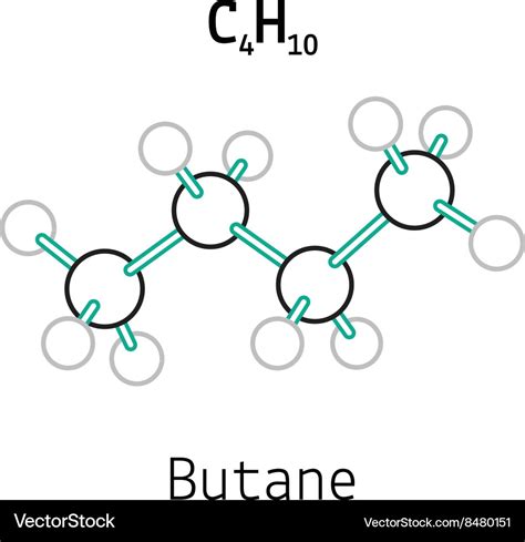 Skeletal Structure Of Butane