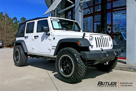 Jeep Wrangler with 20in Black Rhino Tanay Wheels exclusively from ...