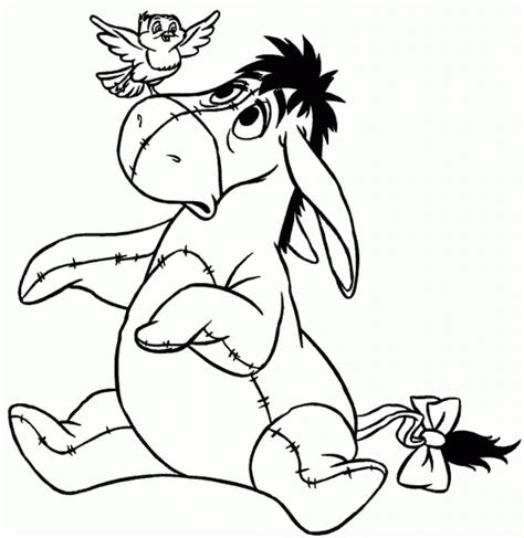 Love Eeyore Coloring Page - Free Printable Coloring Pages for Kids