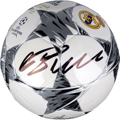 Authentic Autographed Soccer Balls - Crisitano Ronaldo Real Madrid Autographed Adidas Champions ...