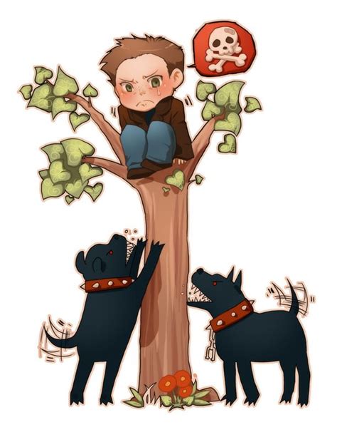 Hellhound | Supernatural, Supernatural cartoon, Supernatural fan art