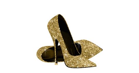 gold glitter heels - Clip Art Library