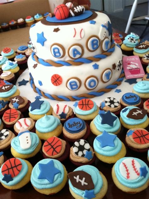 Sports Themed Baby Shower - CakeCentral.com