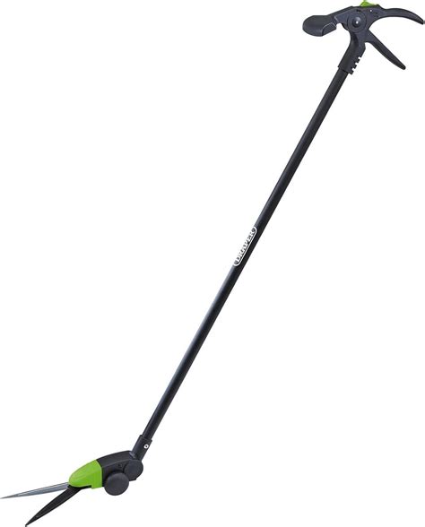 Draper 1.3m Long Handled Grass Shear | Gardening Trimmer with Wheels|180-degree Grass Cutter ...