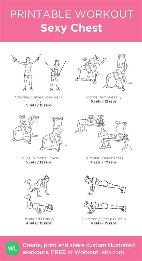 Sculpt Your Chest with a Custom Printable Workout