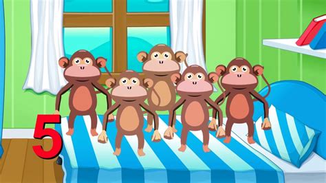 Five Little Monkeys Jumping On A Bed