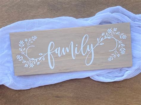 Family Sign Rustic Family Sign Rustic Wooden Family Sign | Etsy Australia