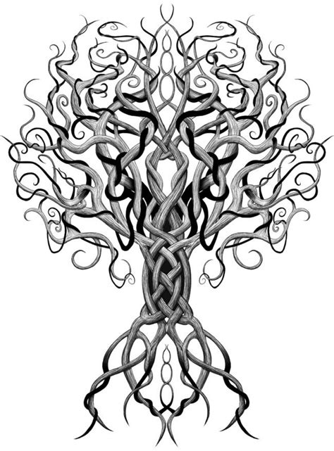 Yggdrasil | Yggdrasil tattoo, Tattoo shading, Celtic tattoos