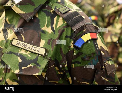 Romania military uniform. Romanian army uniform. Romanian troops Stock Photo - Alamy