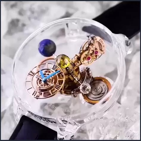 Flying-tourbillon watch movement (I know it's not exactly cut in half, but we see everything ...