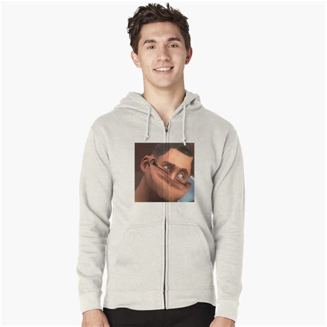 "Team Fortress 2 TF2 Scout Face" Zipped Hoodie by Noodleboi | Redbubble