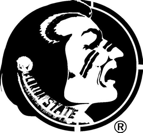 Black and White FSU Logo - LogoDix