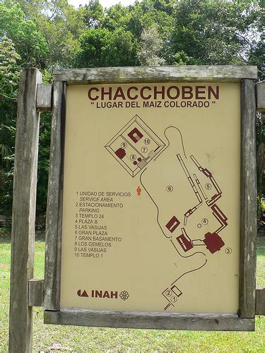 Chacchoben Mayan Ruins Map