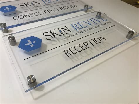 Acrylic / Perspex Wall Signs - Interior and Exterior - BuySigns