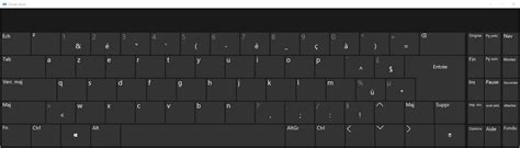 Clavier visuel (virtuel) sous Windows 10 / 8 / 7