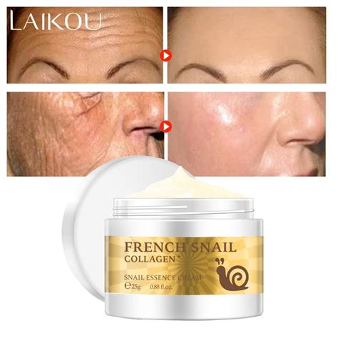 Snail Face Cream, Hyaluronic Acid Anti-Wrinkle Anti-aging, Facial Day Cream , Collagen ...