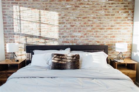 35 Lovely Faux Brick Wall In Bedroom - Home, Decoration, Style and Art Ideas