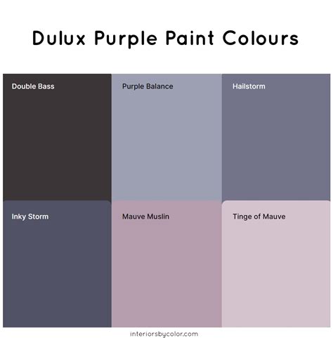 Dulux-Purple-Paint-Colours - Interiors By Color