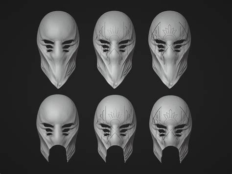 Fichier 3D VESSEL MASK ver1 | 6 MODELS SET | SLEEP TOKEN FACE MASK・Plan à imprimer en 3D à ...