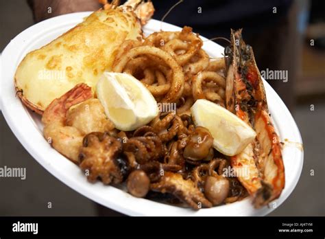 Seafood platter dish in Fish Market restaurant Sydney New South Wales ...