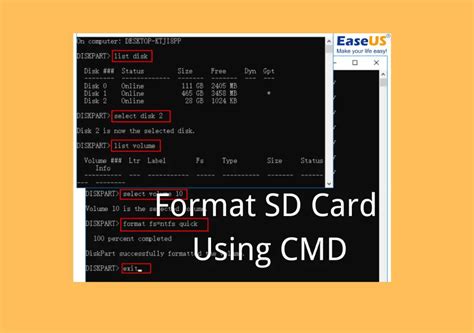 How to format SD card using command prompt in Windows 10? - Darwin's Data