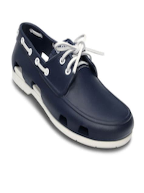 Buy Crocs Beach Line Men Navy Boat Shoes - Casual Shoes for Men 1243182 | Myntra