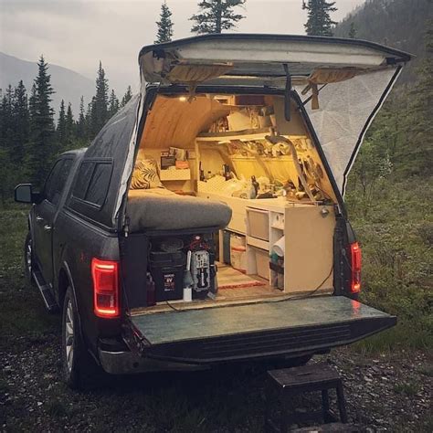 Always dig this setup by @misssnorris . #truckcamping #carcamping #vancamping #campinglife # ...