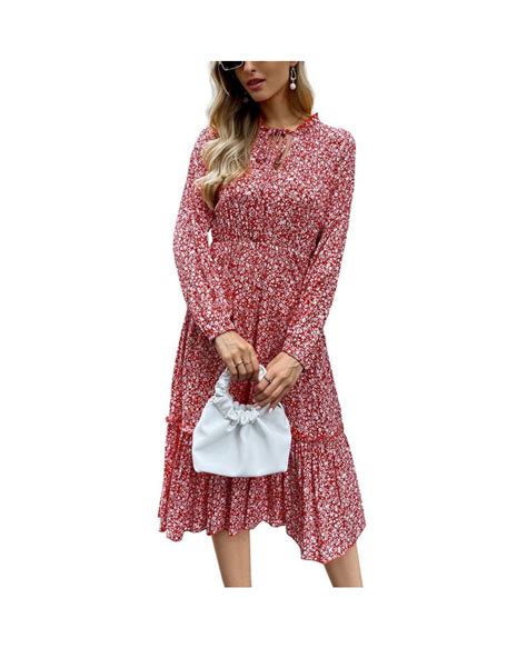 Elaine Benes Floral Dress Women's Costume - Tie Front