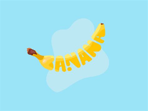 Banana | Banana art, Banana, Food logo design inspiration