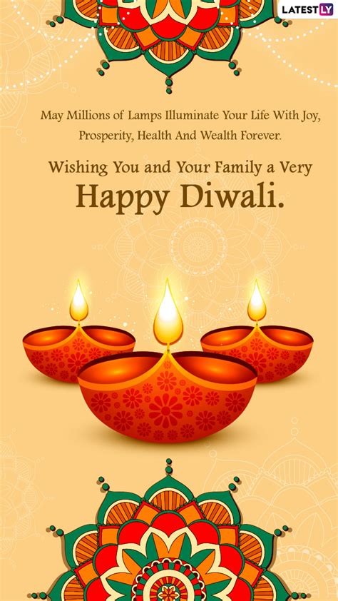 Happy Diwali Wishes 2021: Messages and Images To Celebrate Deepavali With Family and Friends | 🙏 ...