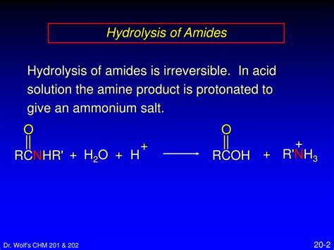 PPT - 20.13 Hydrolysis of Amides PowerPoint Presentation, free download - ID:1452269