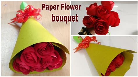 Paper Flowers Bouquet Diy