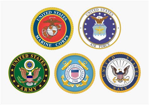 Clip Art Military Branch Insignia Clipart - Five Branches Of The Military , Free Transparent ...