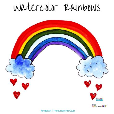 Watercolor Rainbows Lesson Plan: Painting for Kids - KinderArt