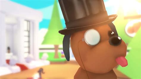 Download a cartoon dog in a top hat | Wallpapers.com