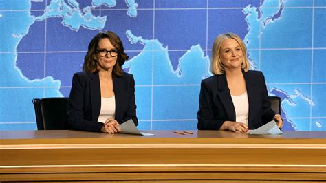 Tina Fey and Amy Poehler Revive ‘SNL's' ‘Weekend Update' at Emmys and Reveal Elton John Is Now ...