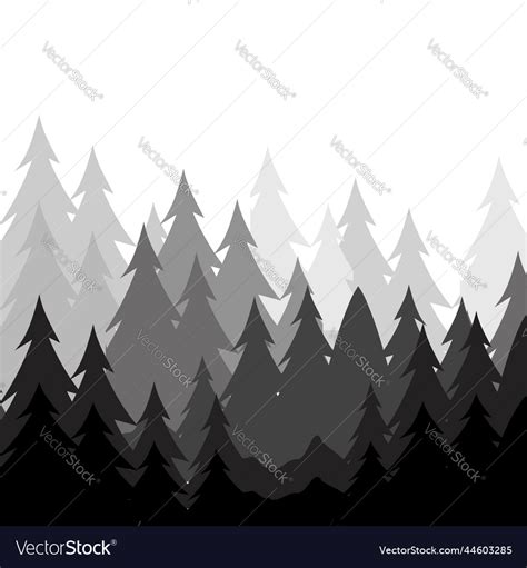 Nature forest background Royalty Free Vector Image