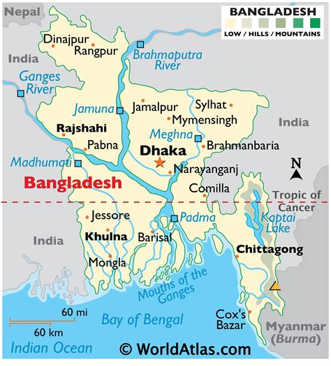 Bangladesh Map / Geography of Bangladesh / Map of Bangladesh ...