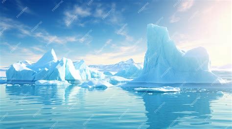 Premium AI Image | Arctic Iceberg Landscape Nature Background