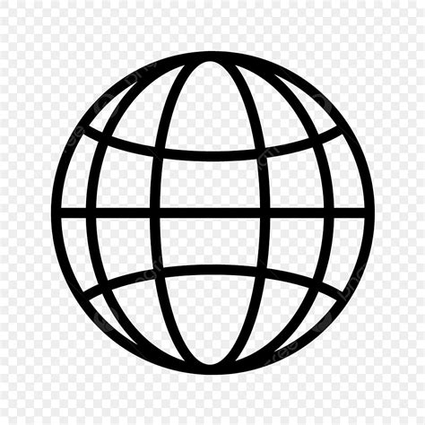 Vector Globe Icon, Globe Drawing, Globe Sketch, Globe Icons PNG and Vector with Transparent ...