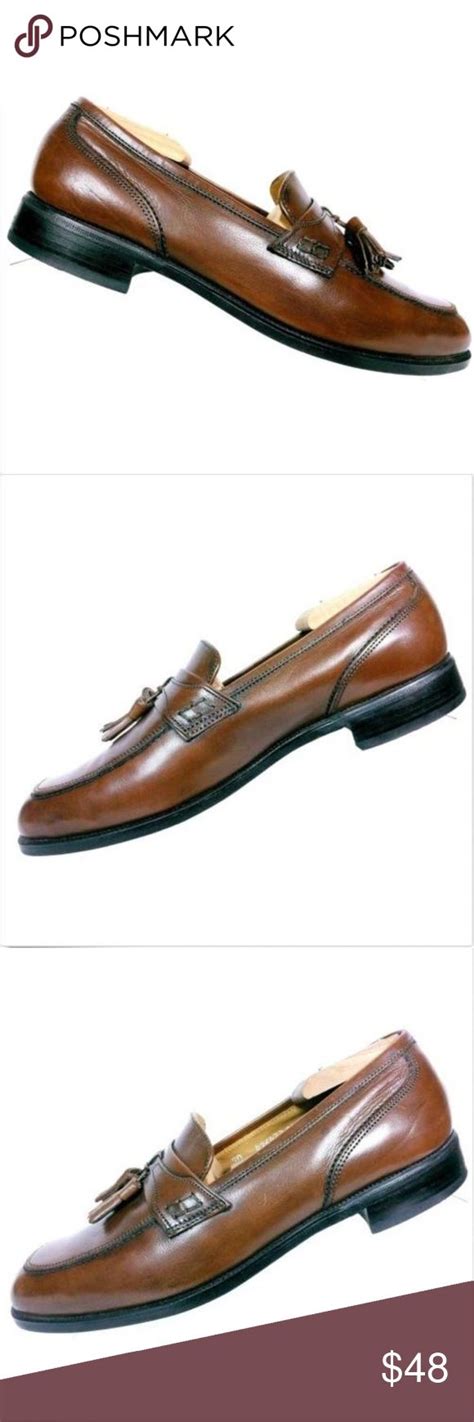 Florsheim Men's Brown Leather Tasseled Loafer 9 D | Florsheim, Tassel loafers, Florsheim shoes