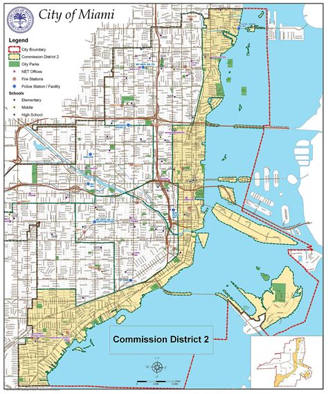 Large Miami Maps for Free Download and Print | High-Resolution and ...