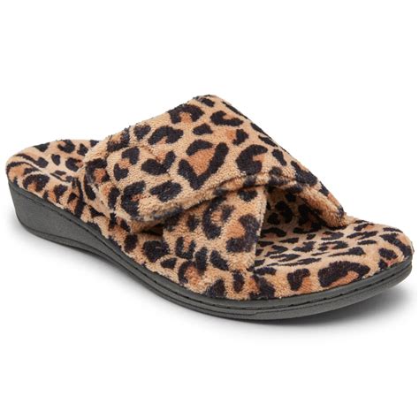 Vionic Women's Relax Slippers Leopard | Laurie's Shoes