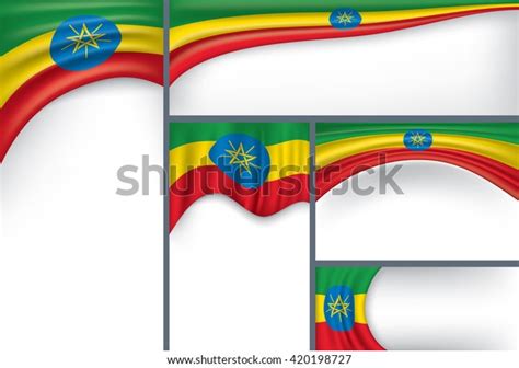 Vector Ethiopia Flag Ethiopian Colors Vector Stock Vector (Royalty Free ...